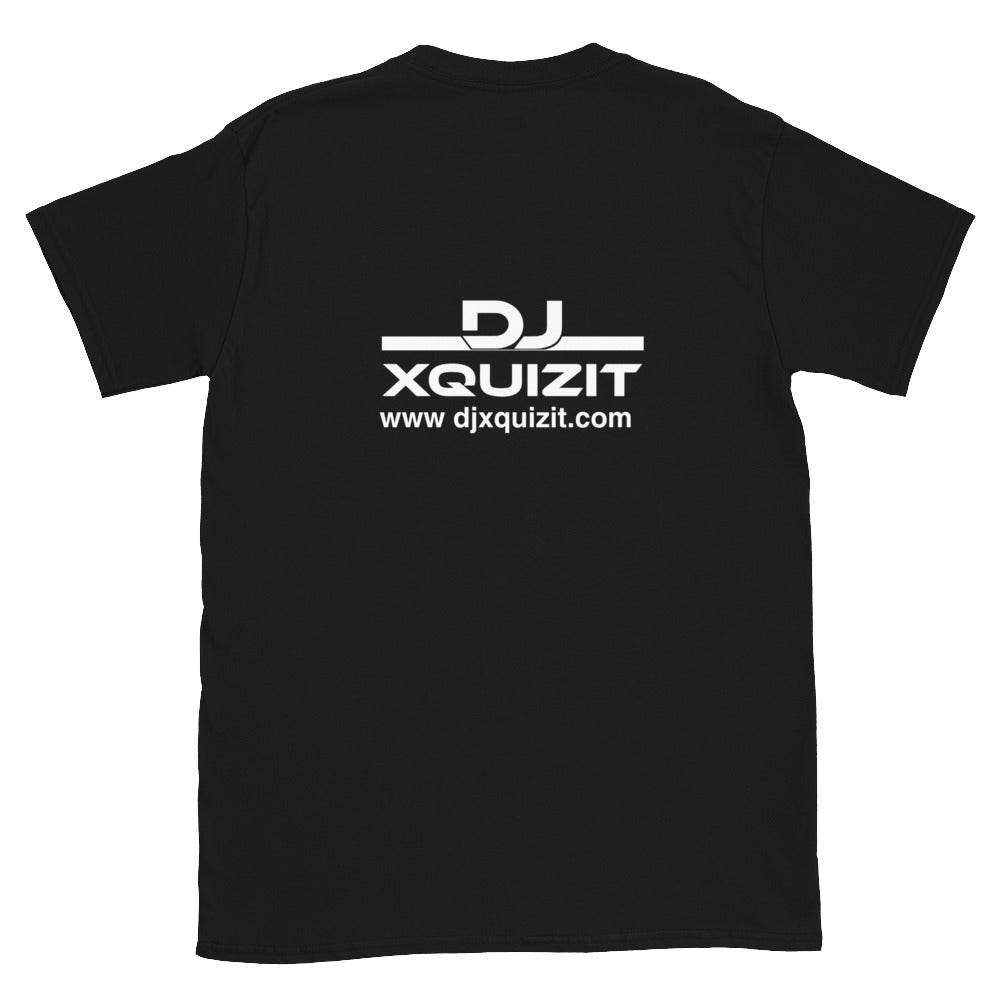 DJ Xquizit Short-Sleeve Unisex T-Shirt Blue