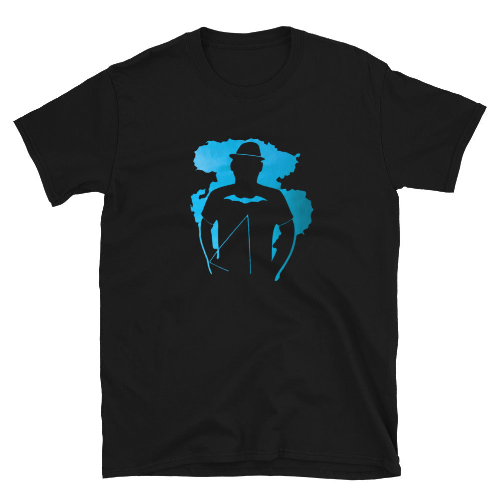 DJ Xquizit Short-Sleeve Unisex T-Shirt Blue