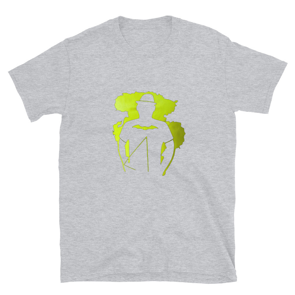 DJ Xquizit Short-Sleeve Unisex T-Shirt Yellow