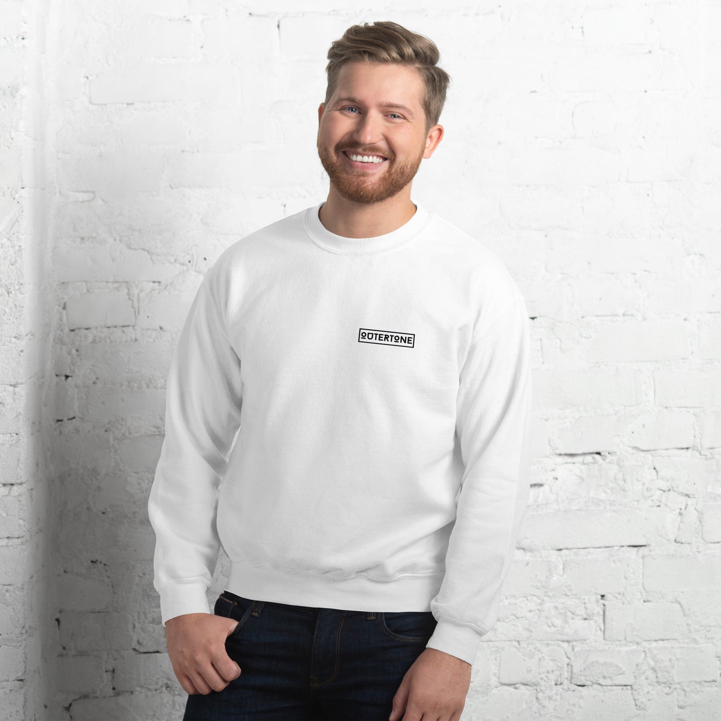 Outertone Unisex Sweatshirt - Black Logo