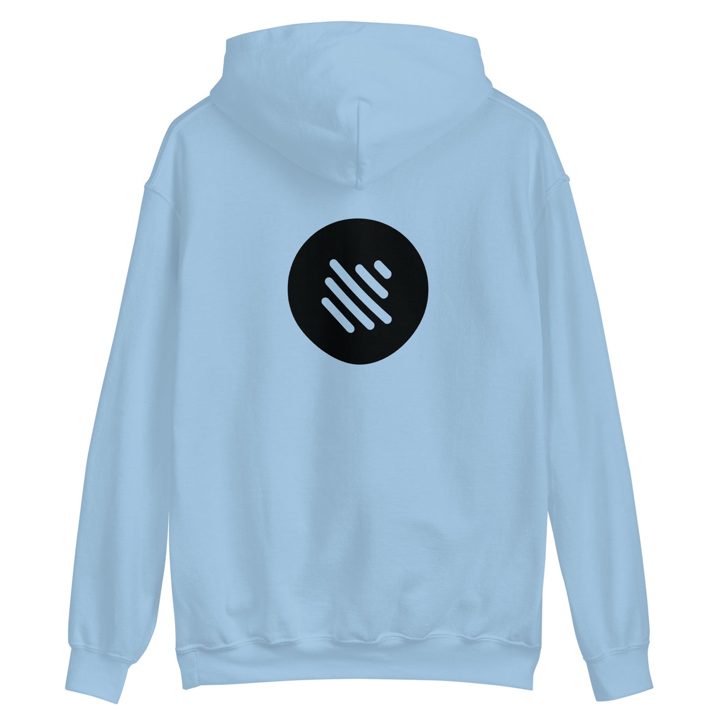 Bass Boost Hoodie - Front & Back Logo (black)