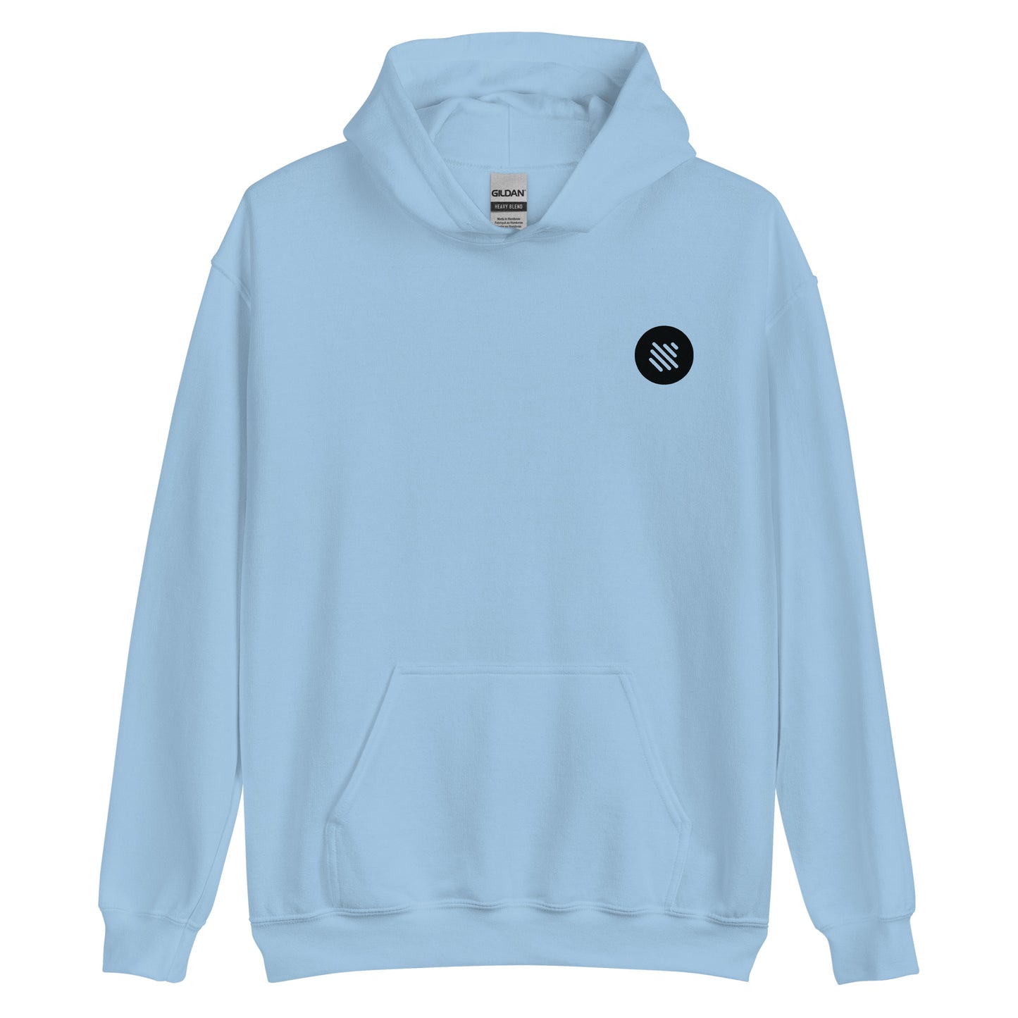 Bass Boost Hoodie - Front & Back Logo (black)