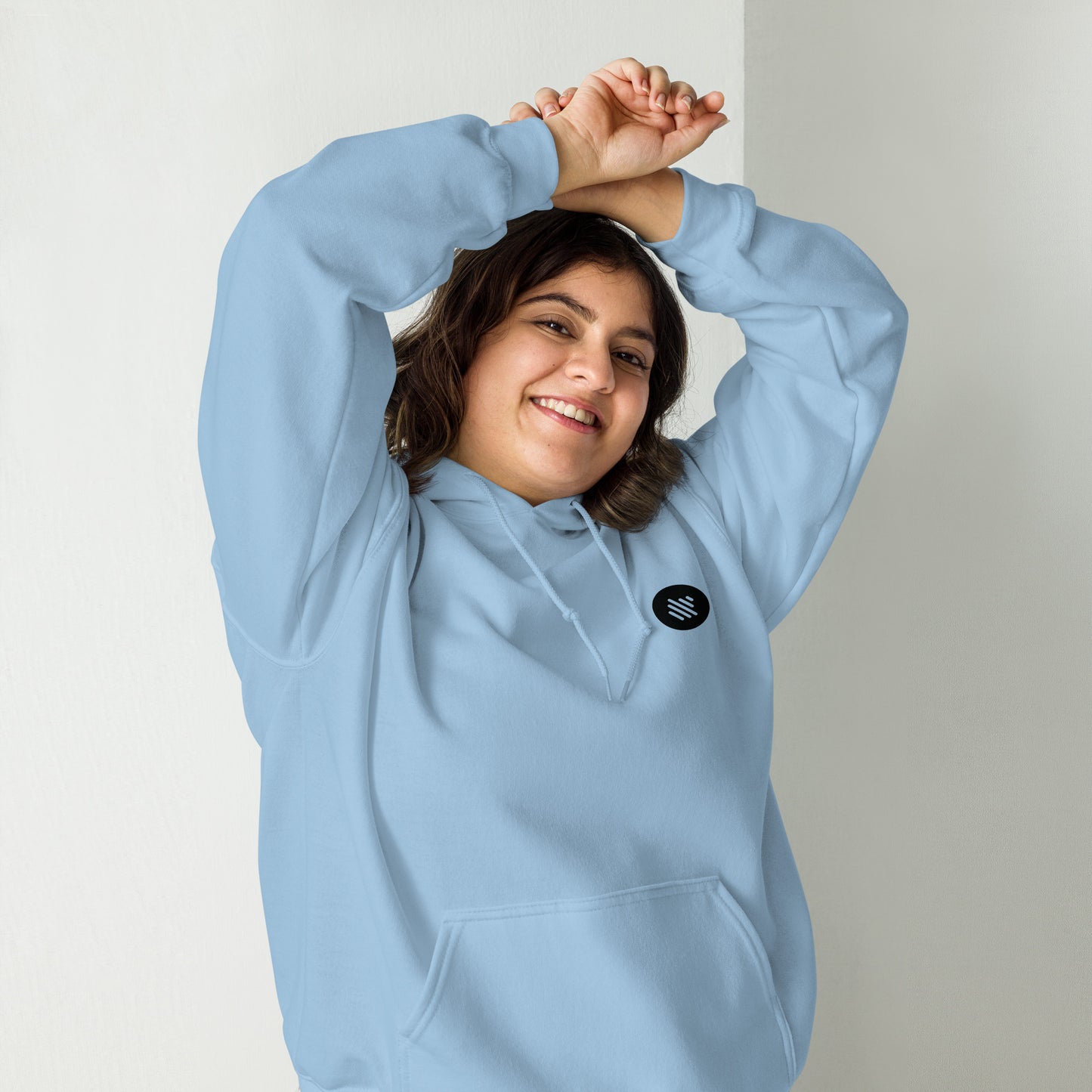 Bass Boost Hoodie - Front & Back Logo (black)