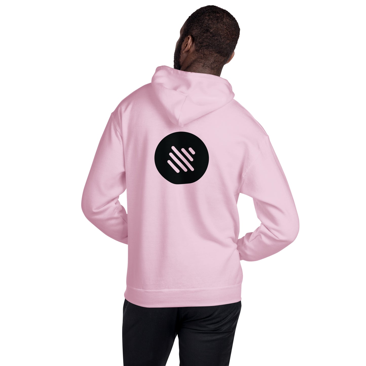 Bass Boost Hoodie - Front & Back Logo (black)