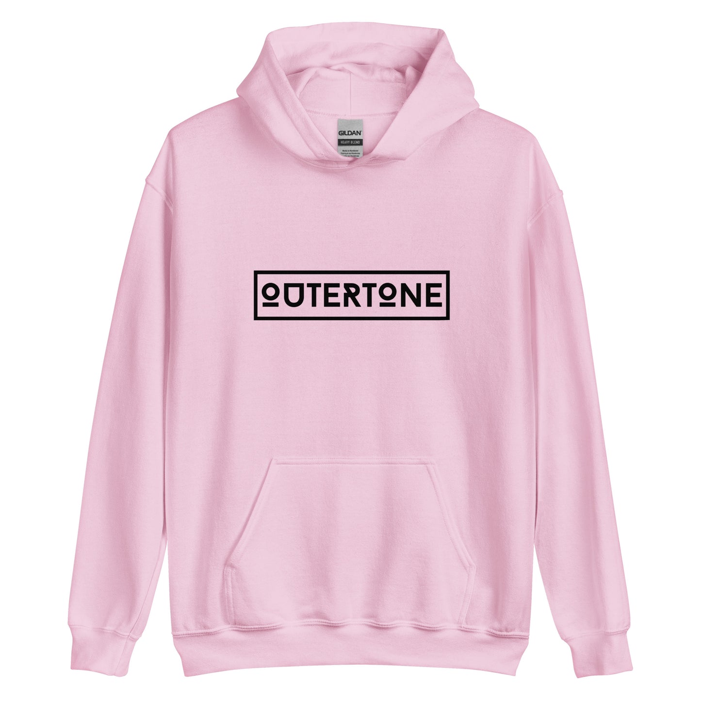Outertone Unisex Hoodie - Black Logo
