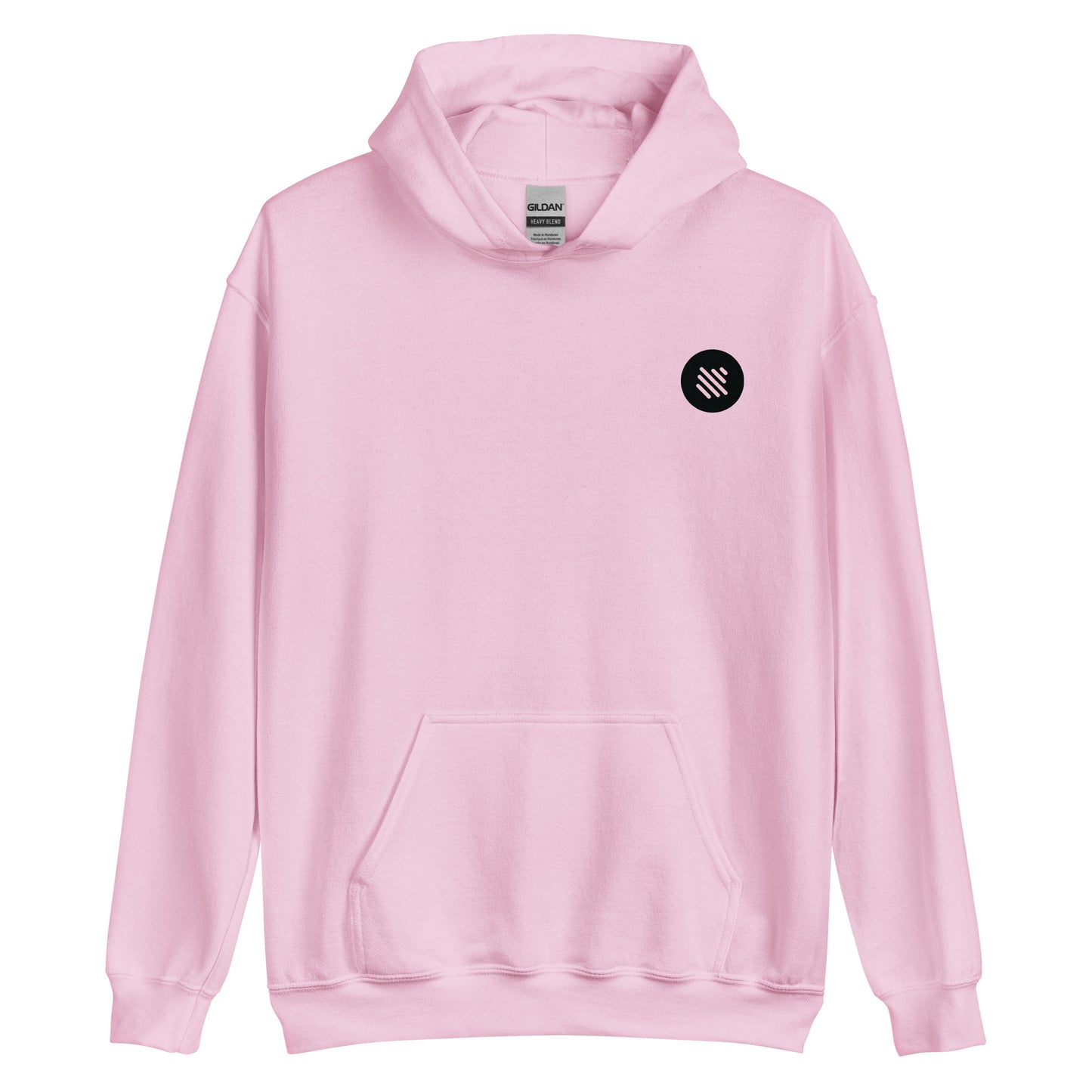 Bass Boost Hoodie - Front & Back Logo (black)