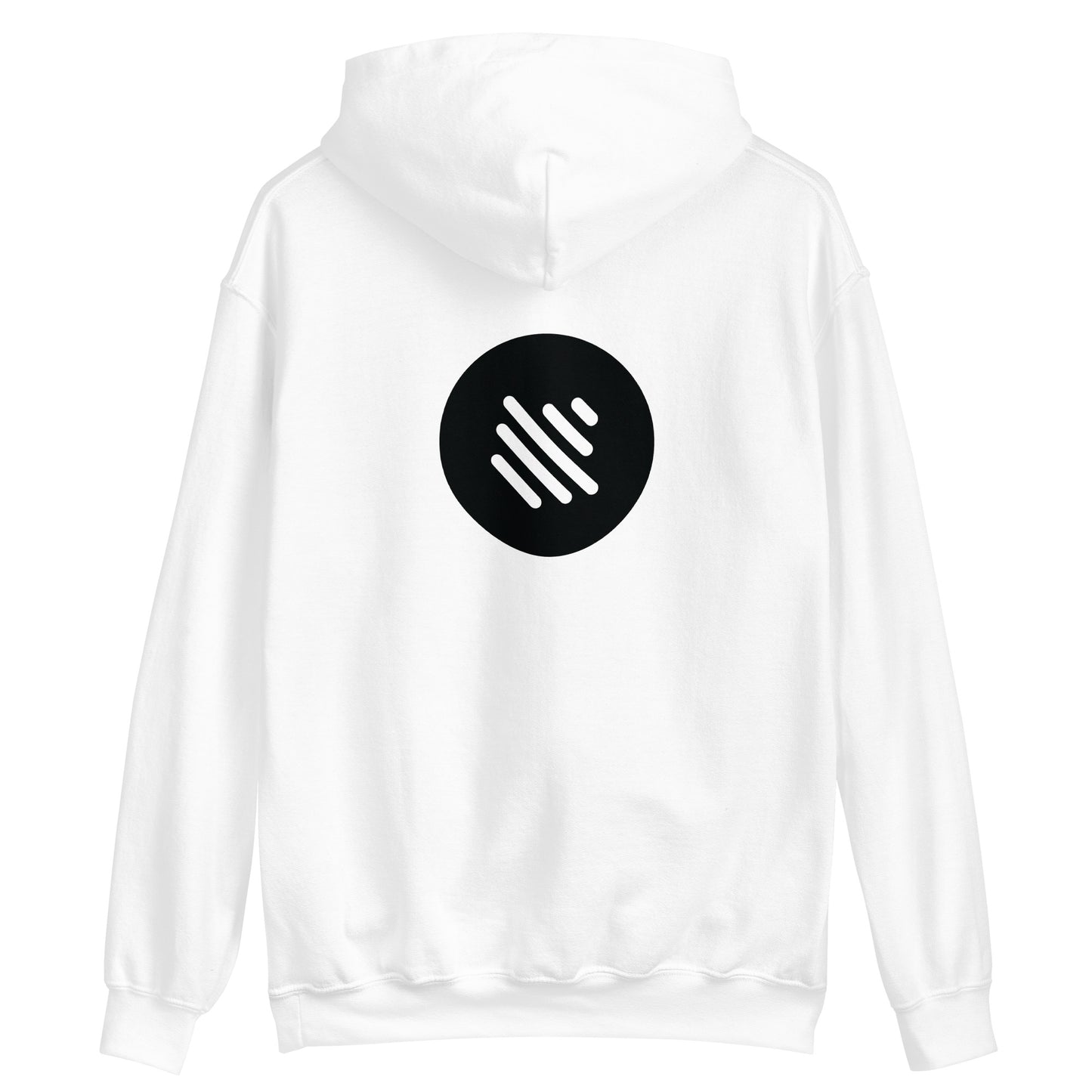 Bass Boost Hoodie - Front & Back Logo (black)