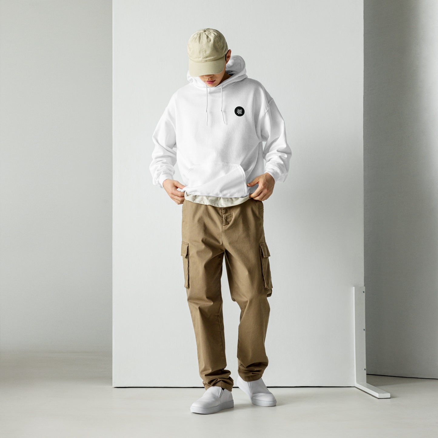 Bass Boost Hoodie - Front & Back Logo (black)
