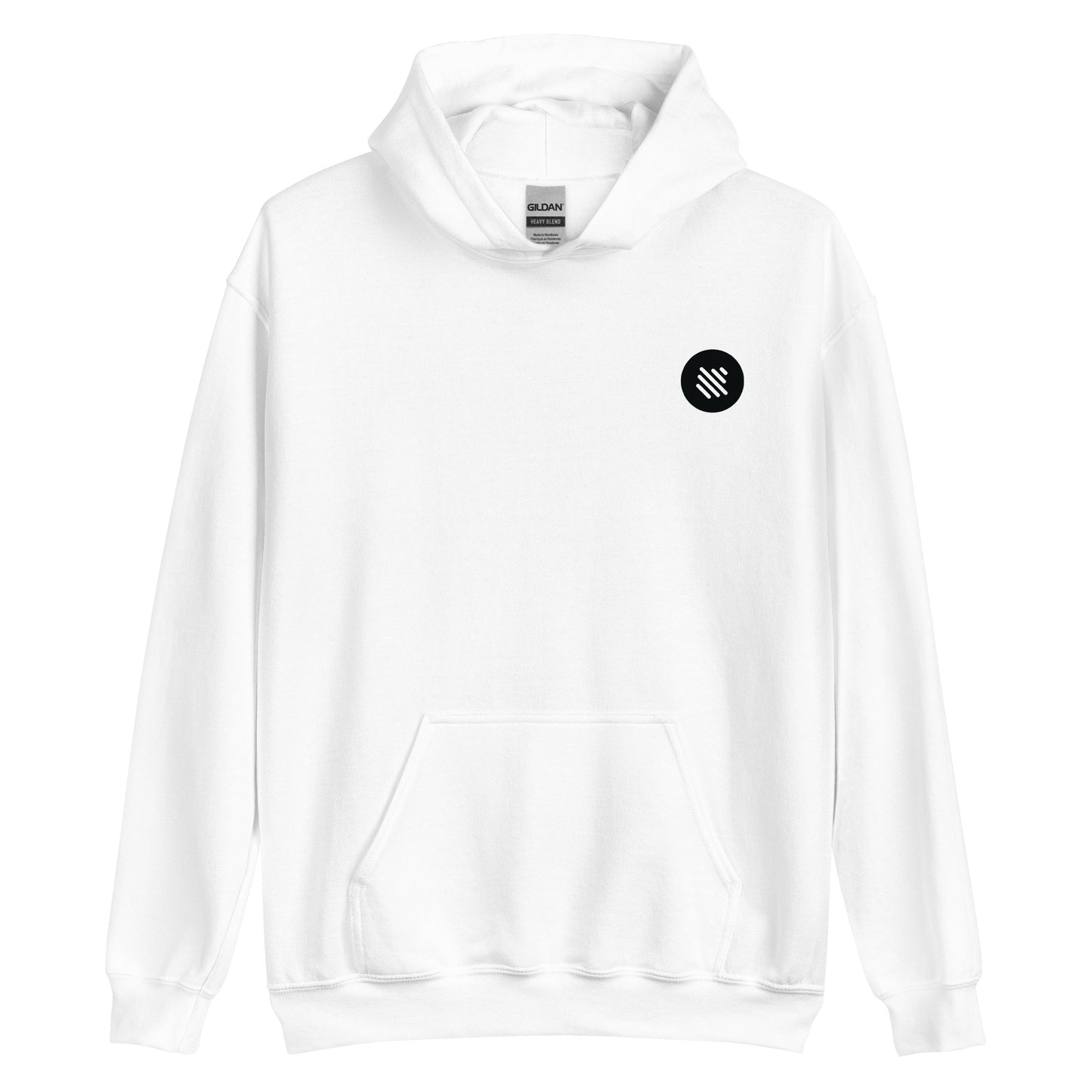 Bass Boost Hoodie - Front & Back Logo (black)