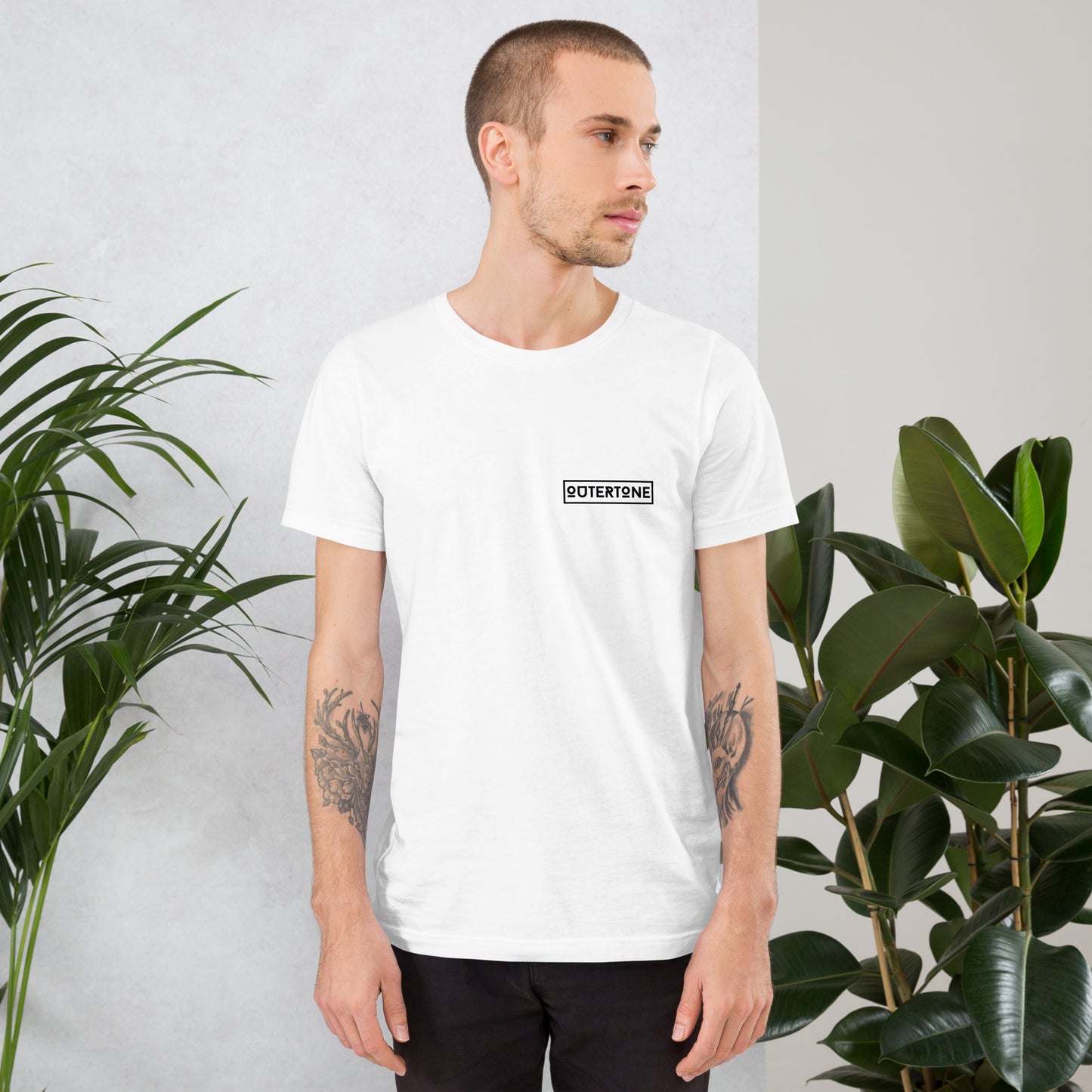 Outertone Unisex t-shirt - Black Logo