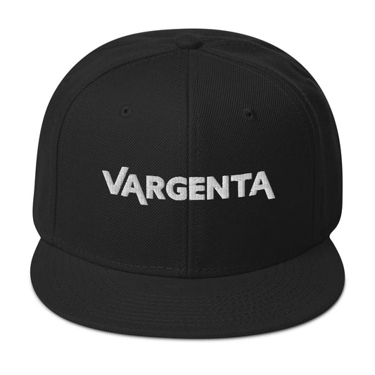 VARGENTA Black Snapback Hat