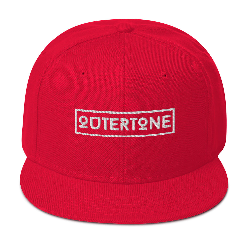 Outertone Snapback Hat - White Logo