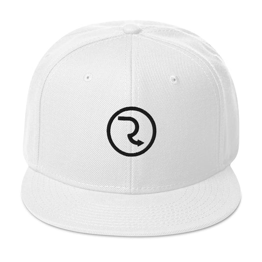 RouteNote Logo Snapback Hat - White