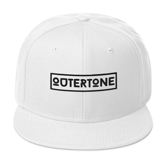 Outertone Snapback Hat - Black Logo