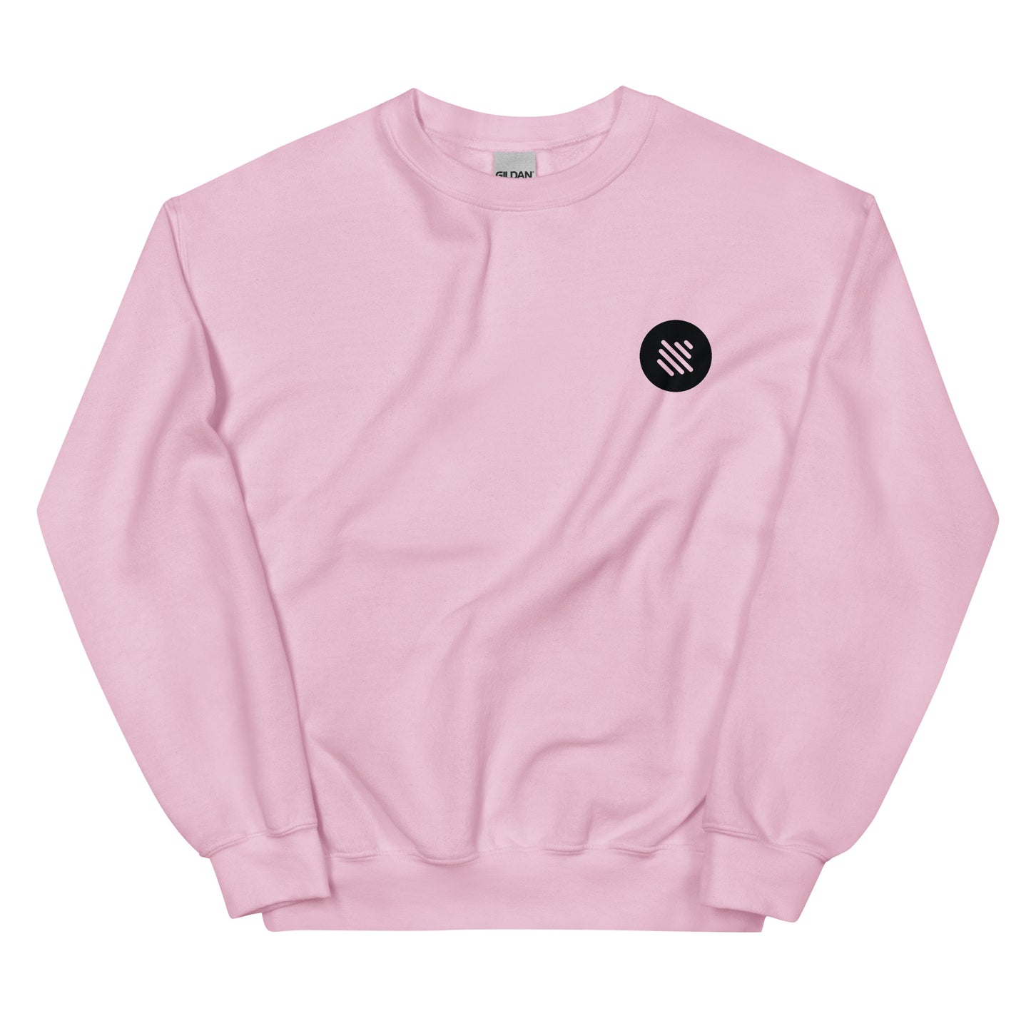 Bass Boost Crewneck Sweatshirt - Front & Back Logo (black)