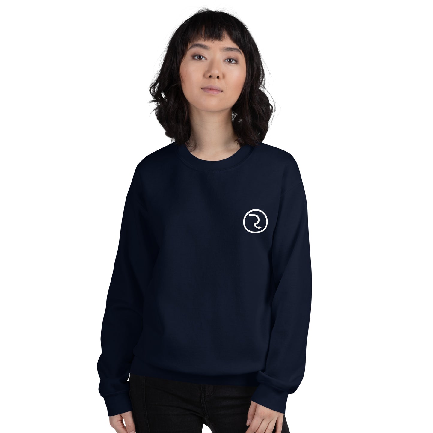 RouteNote Unisex Long Sleeved Sweatshirt - White Logo