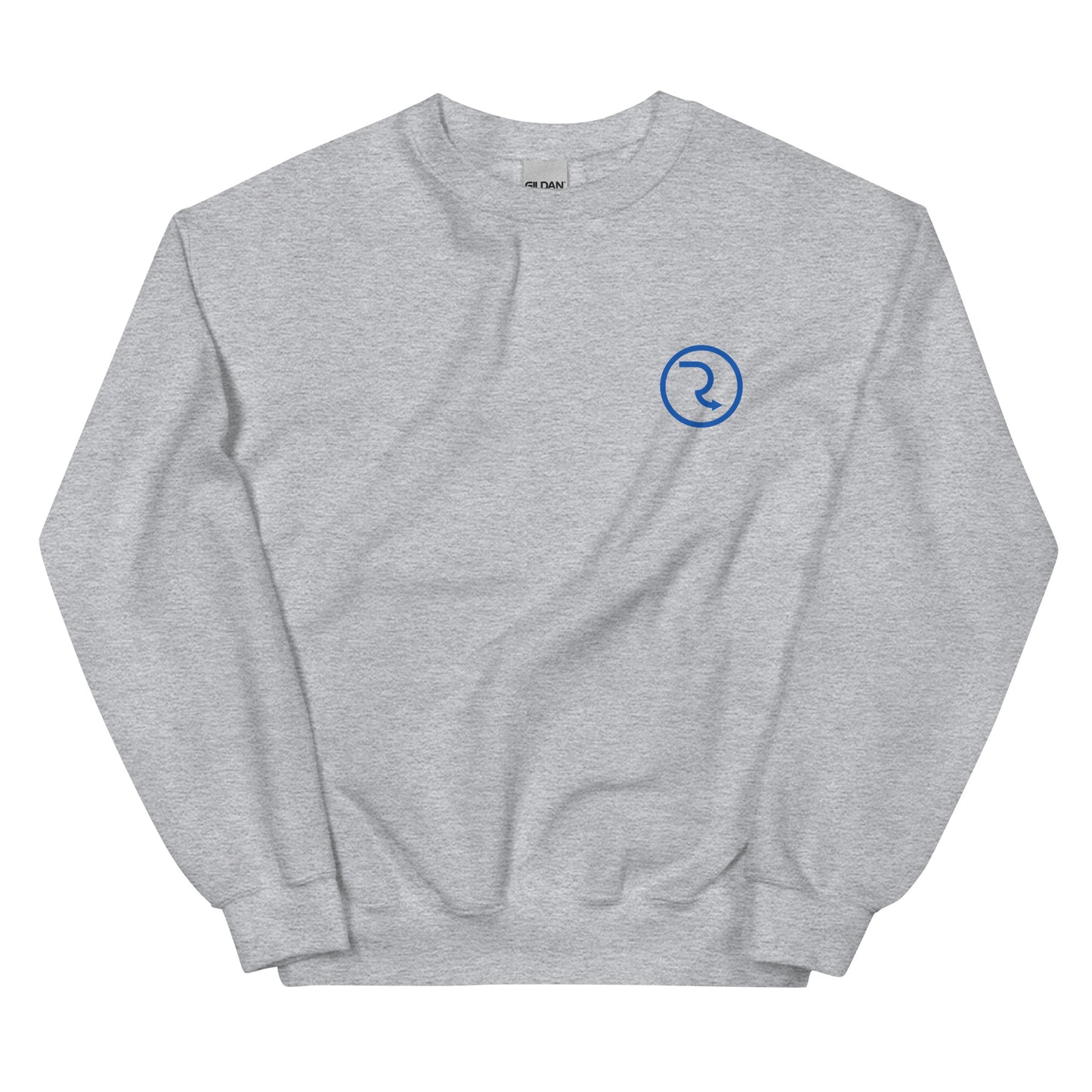 RouteNote Unisex Long Sleeved Sweatshirt - Blue Logo