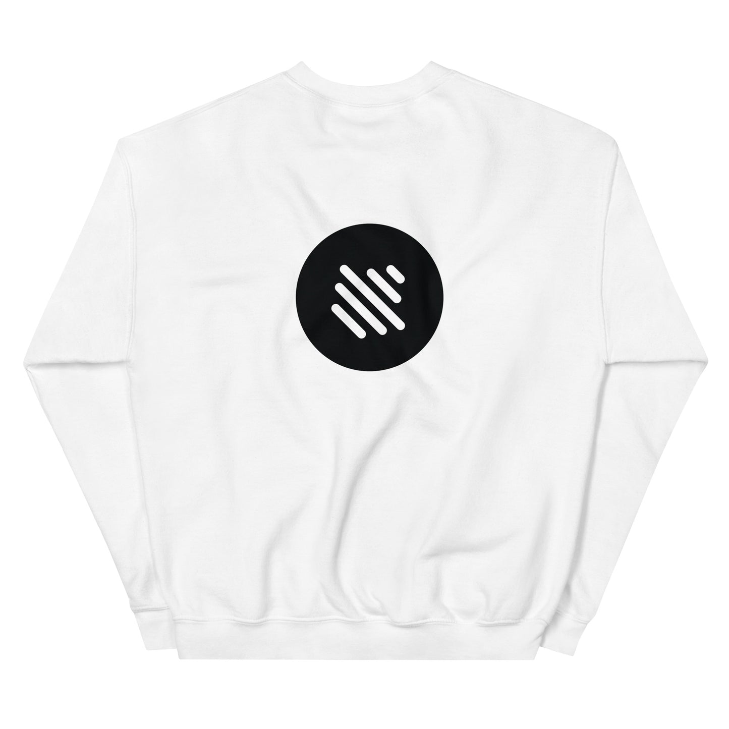 Bass Boost Crewneck Sweatshirt - Front & Back Logo (black)