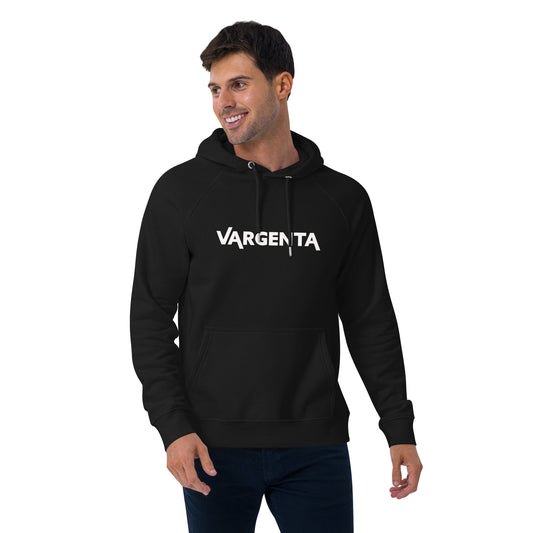 VARGENTA Black Unisex eco raglan hoodie