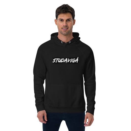 Studavigå Black Unisex eco raglan hoodie