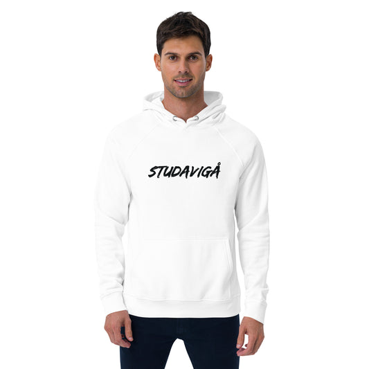 Studavigå White Unisex eco raglan hoodie