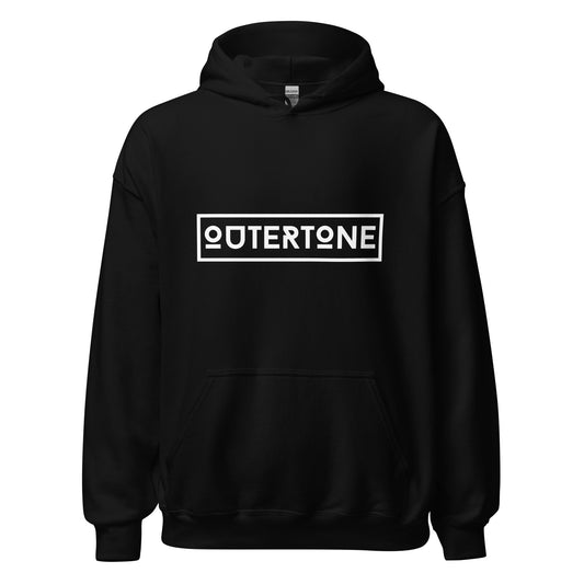 Outertone Unisex Hoodie - White Logo