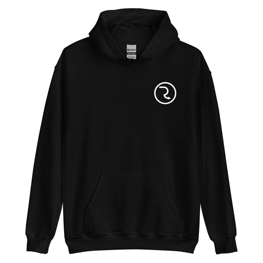 RouteNote Unisex Hoodie - White Logo