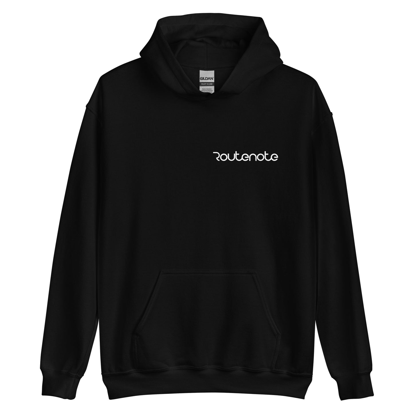 RouteNote Unisex Hoodie - White Text