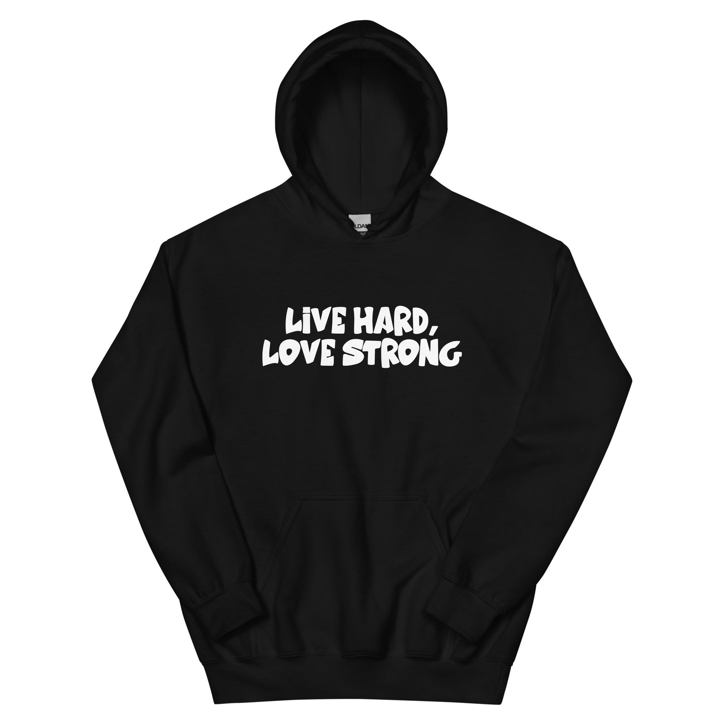 Alonestar Live Hard, Love Strong Hoodies - White Logo