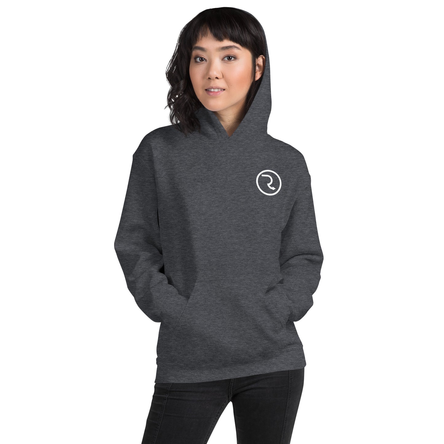 RouteNote Unisex Hoodie - White Logo