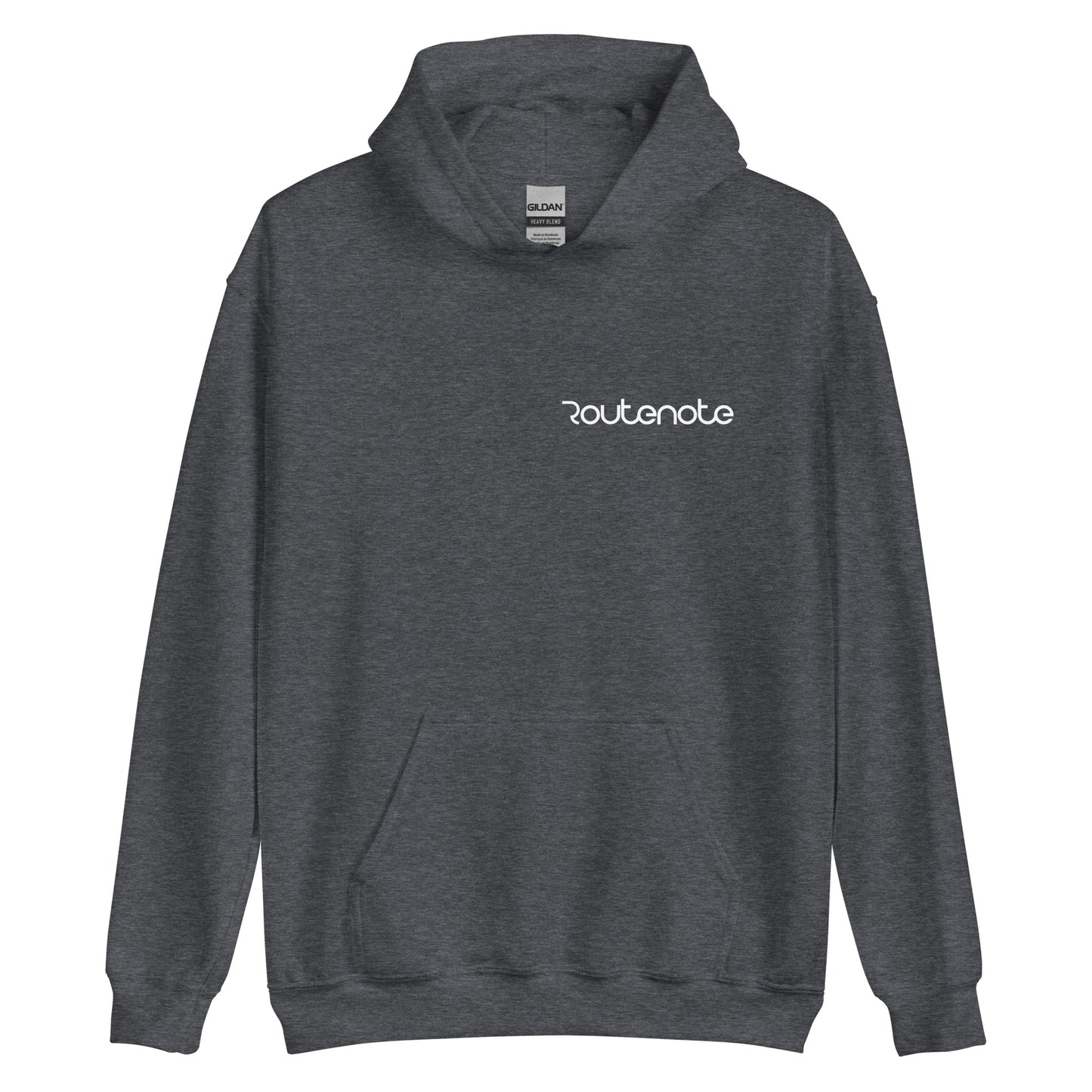 RouteNote Unisex Hoodie - White Text