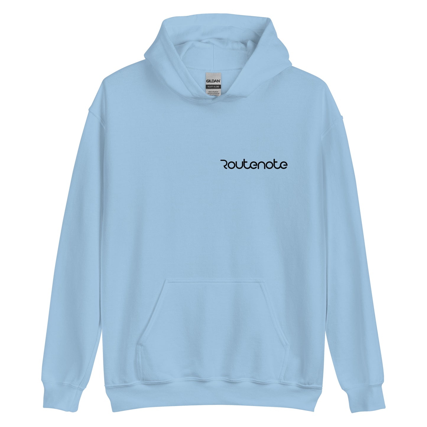 RouteNote Unisex Hoodie - Black Text