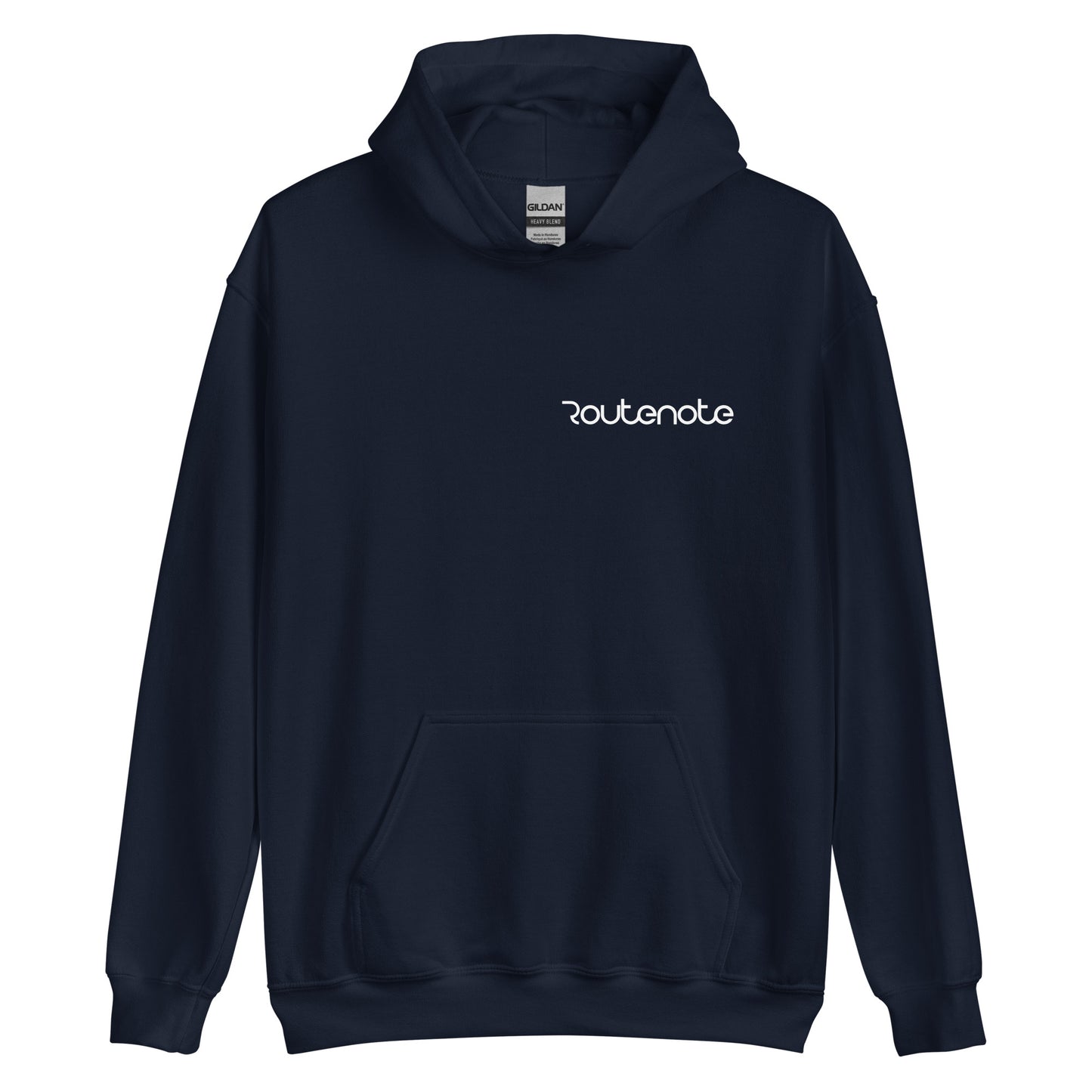 RouteNote Unisex Hoodie - White Text