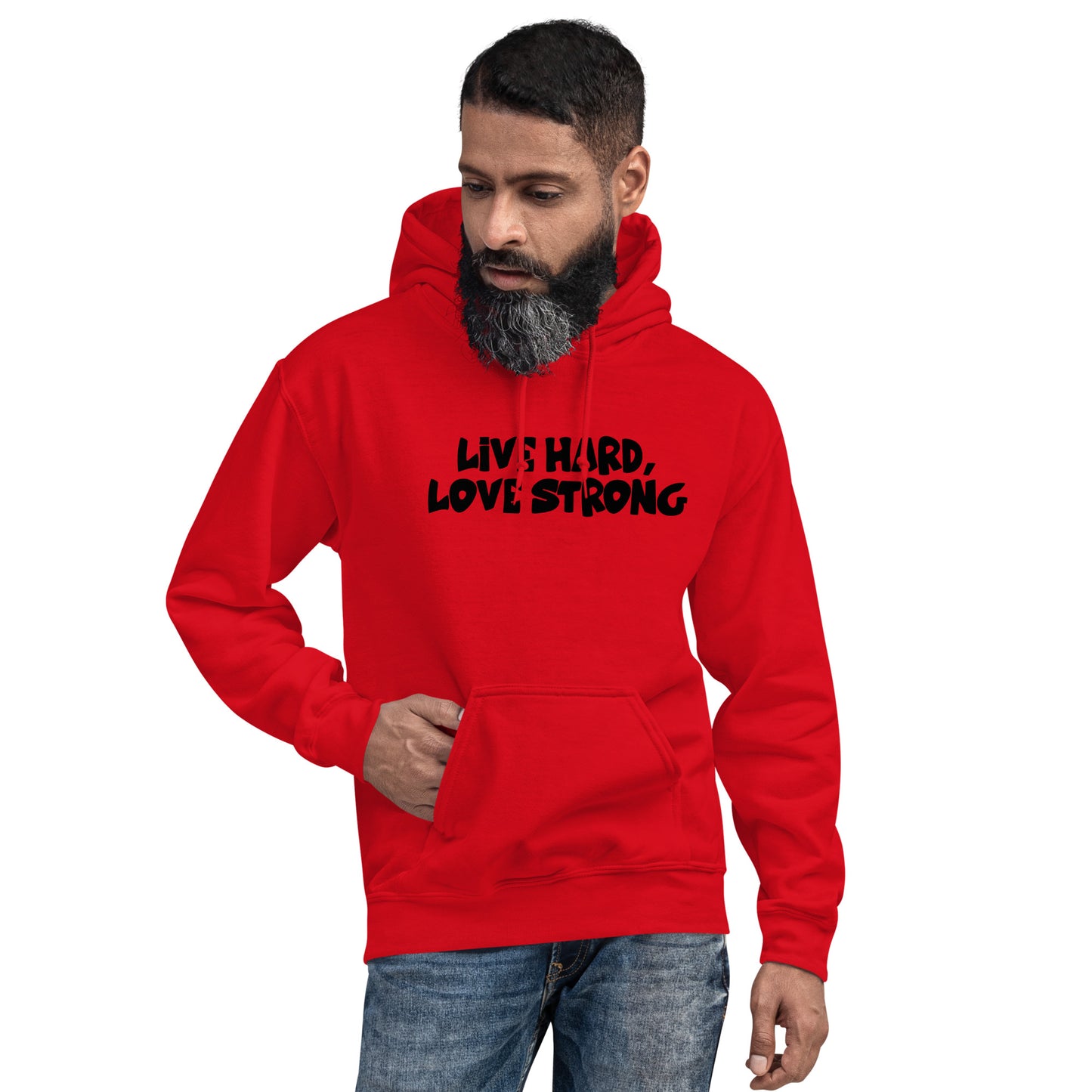 Alonestar Live Hard, Love Strong Hoodies - Black Logo