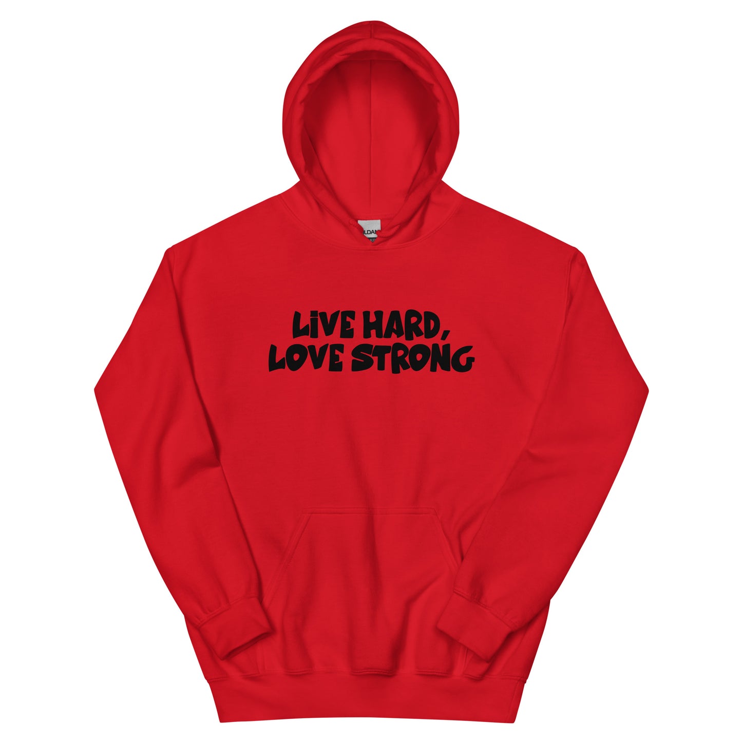 Alonestar Live Hard, Love Strong Hoodies - Black Logo