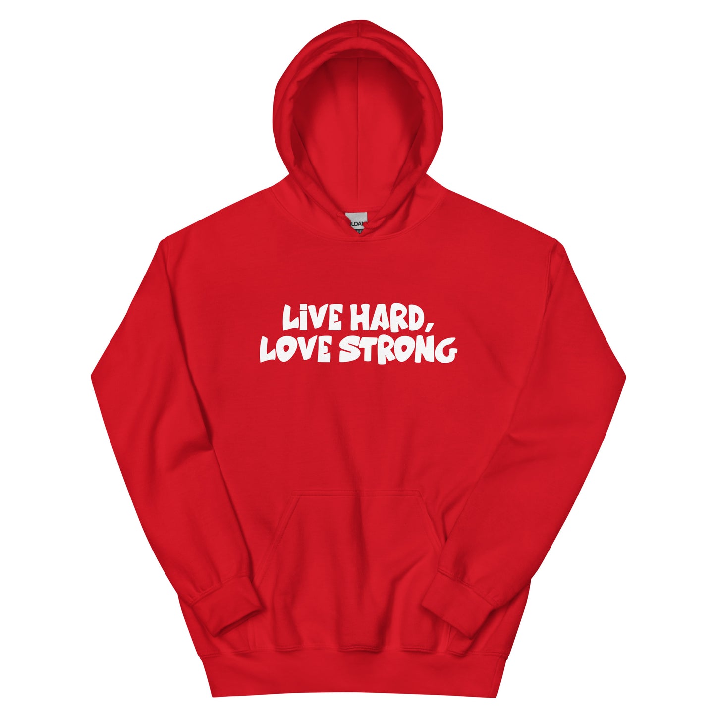 Alonestar Live Hard, Love Strong Hoodies - White Logo