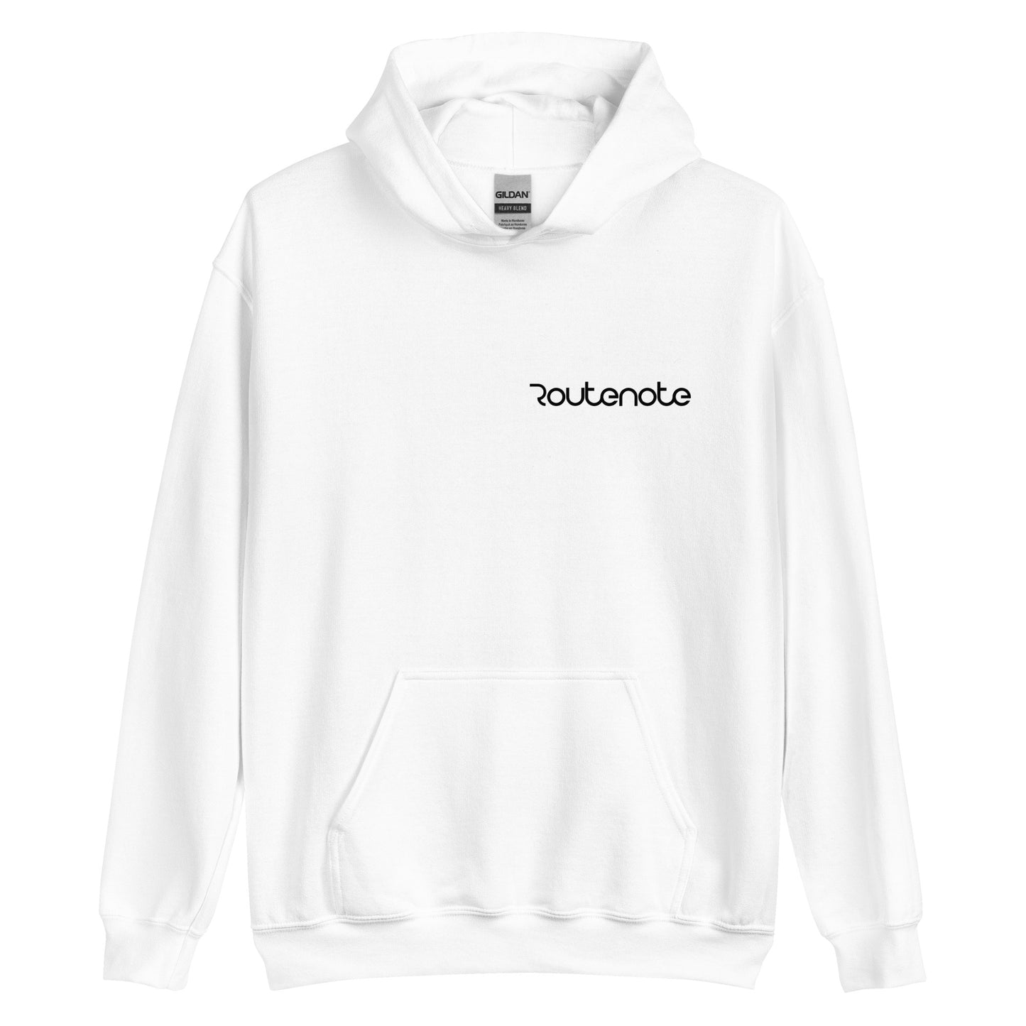 RouteNote Unisex Hoodie - Black Text