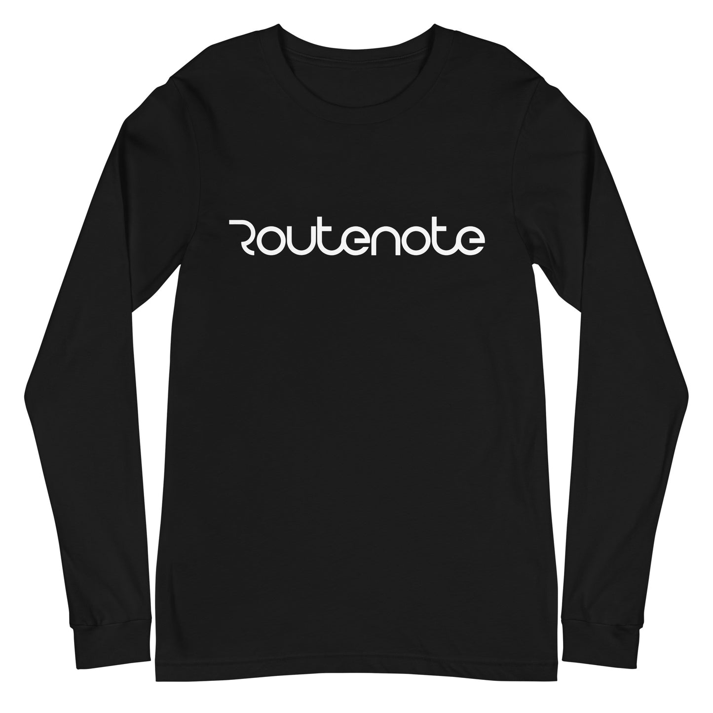 RouteNote Unisex Long Sleeve Tee - White Text Logo