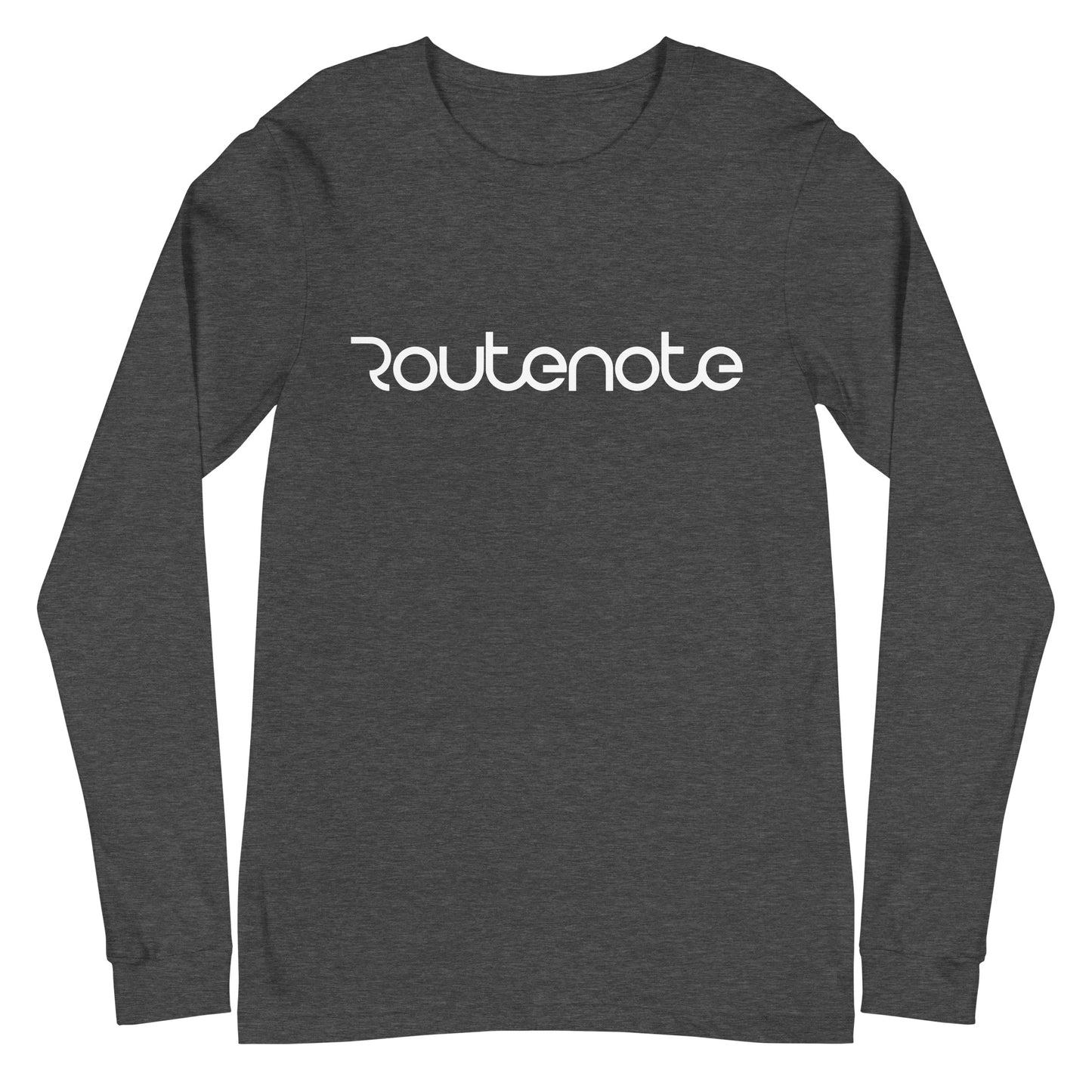 RouteNote Unisex Long Sleeve Tee - White Text Logo