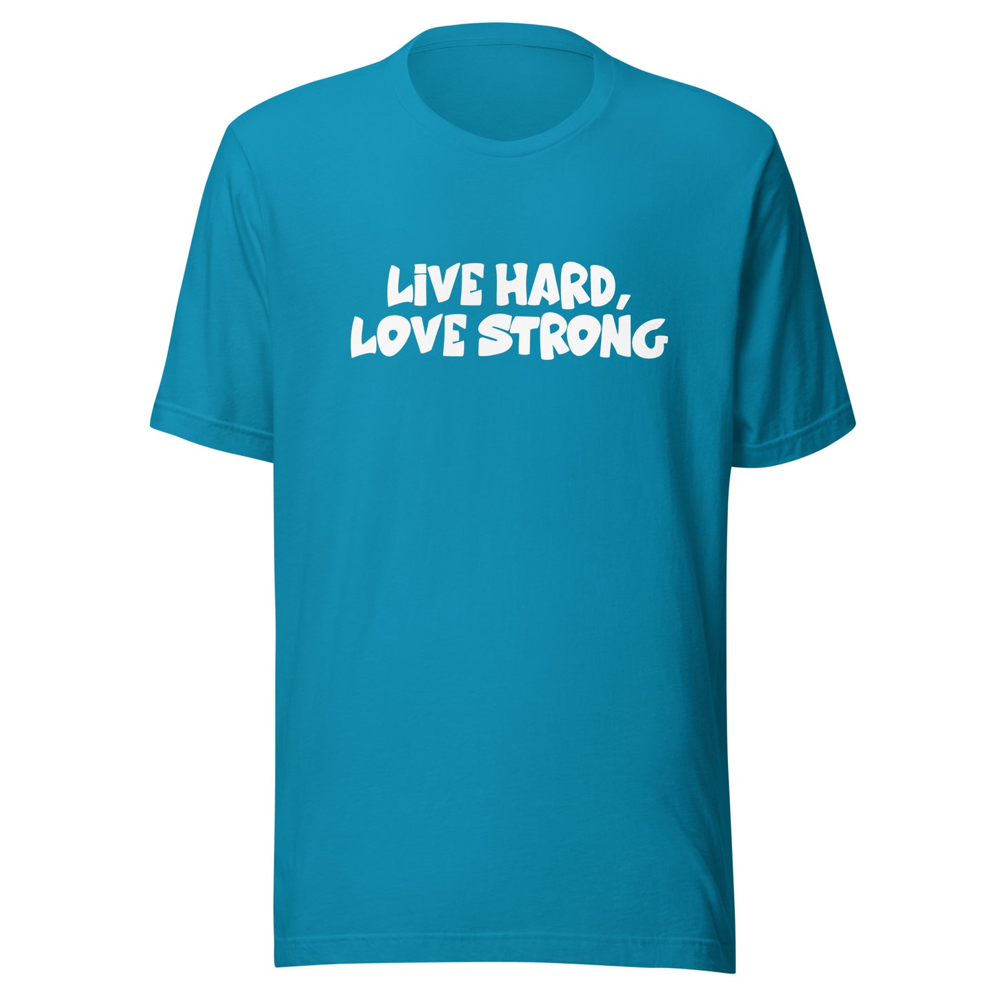 Alonestar Live Hard, Love Strong T-Shirts - White Logo