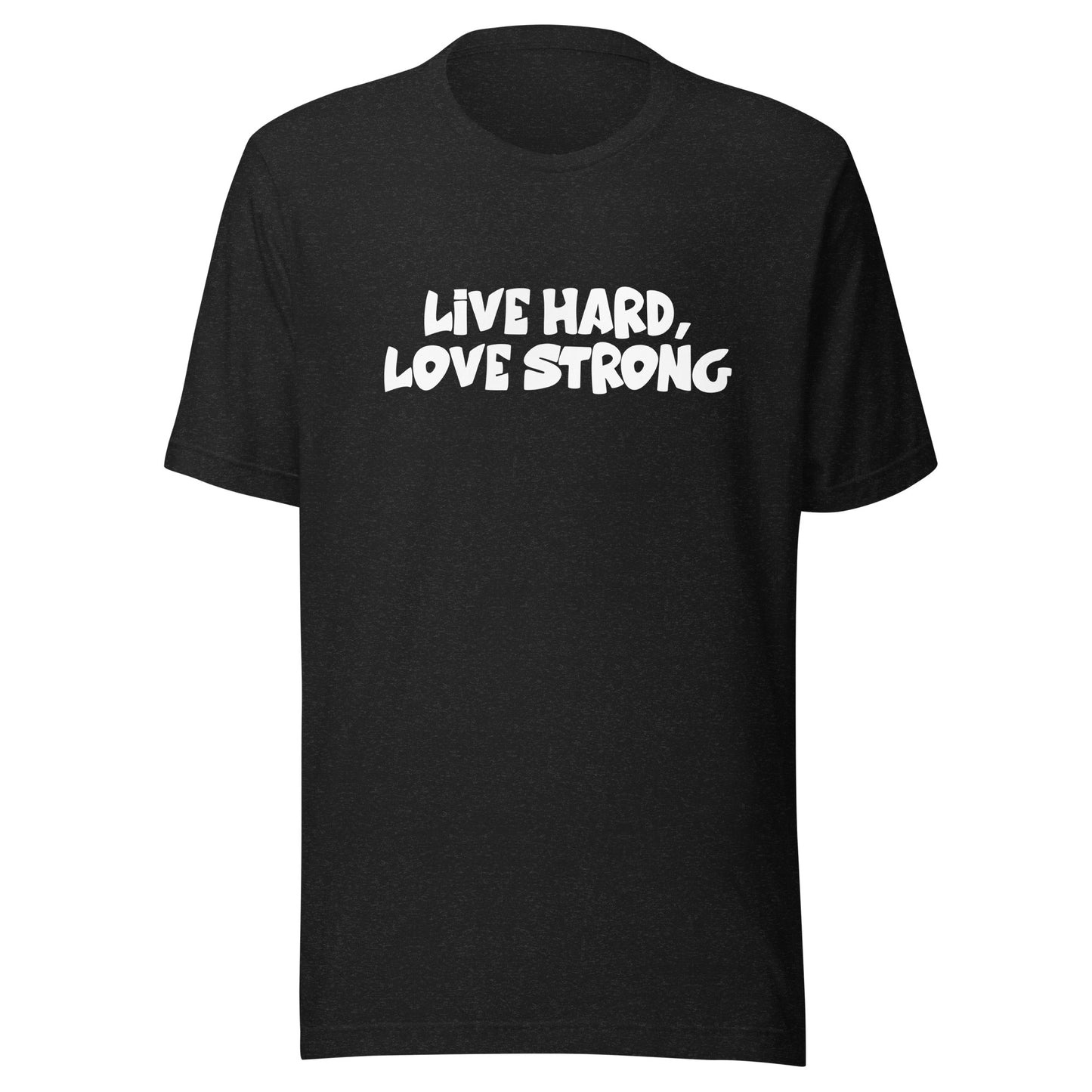 Alonestar Live Hard, Love Strong T-Shirts - White Logo