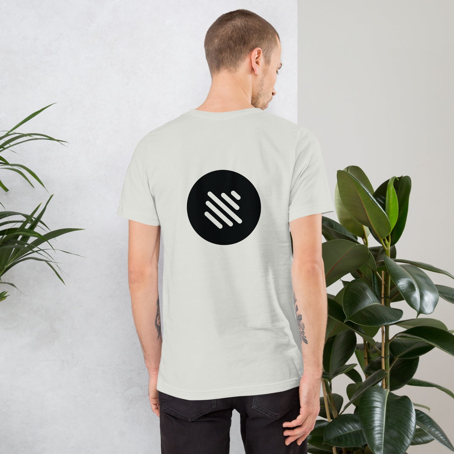 Bass Boost Unisex T-Shirt - Front and Back Black Logo