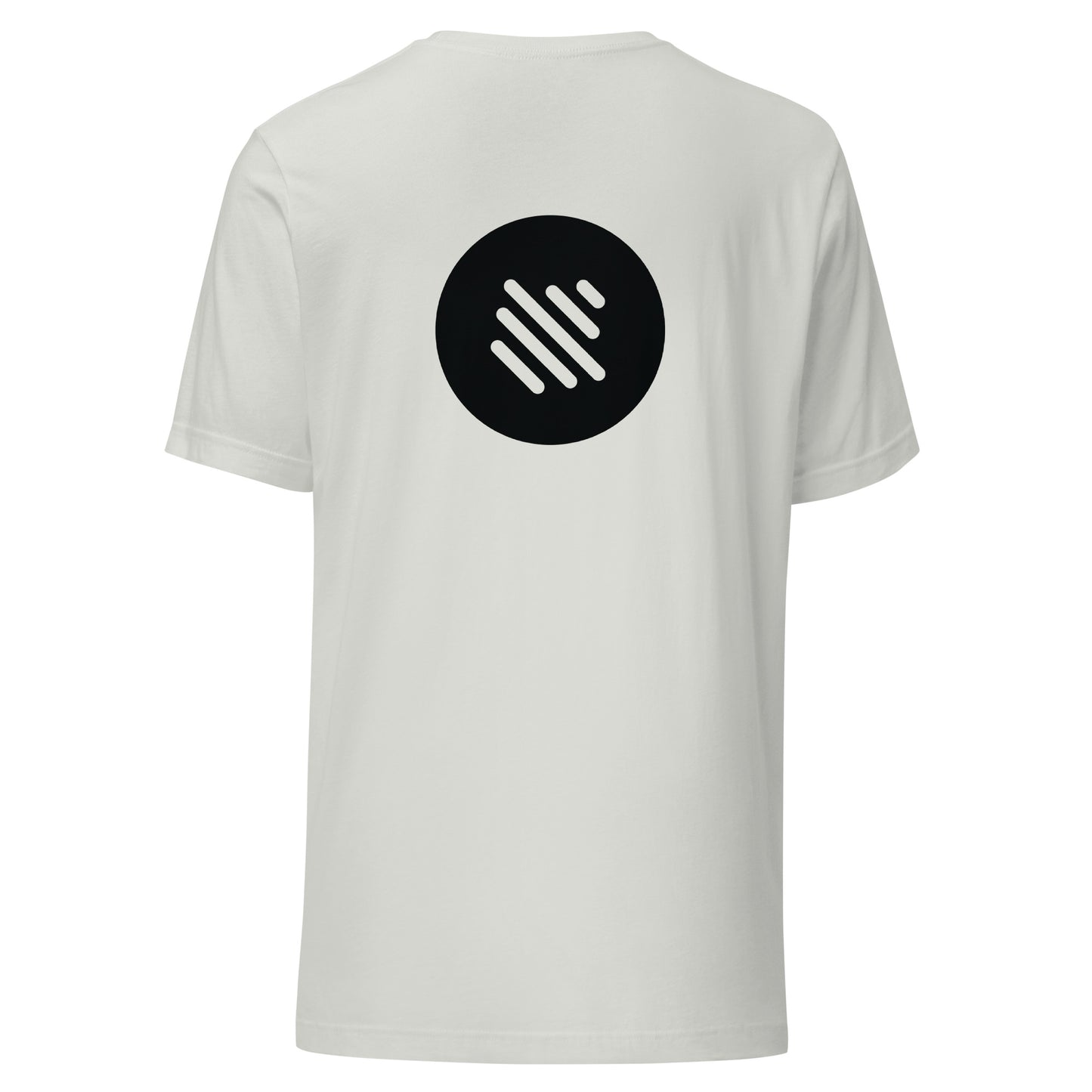 Bass Boost Unisex T-Shirt - Front and Back Black Logo