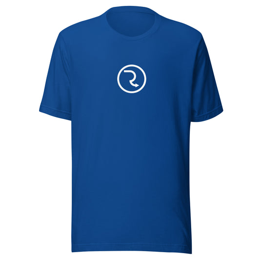 RouteNote Blue Unisex t-shirt - Centred Logo