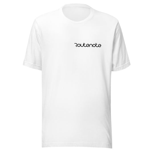 RouteNote Unisex T-shirt - Black Text